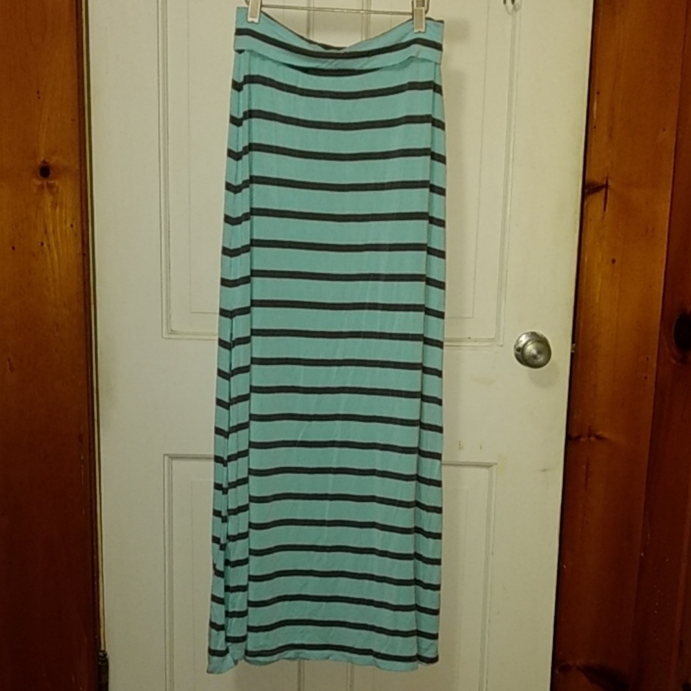 Charlotte Russe striped maxi skirt size small